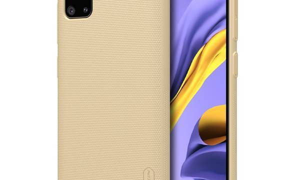 Nillkin Super Frosted Shield - Etui Samsung Galaxy A51 (Golden) - zdjęcie 1