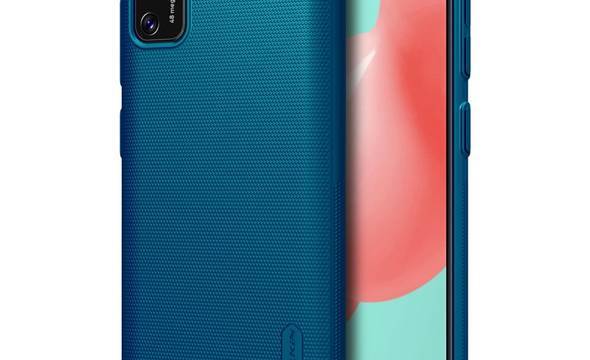 Nillkin Super Frosted Shield - Etui Samsung Galaxy A41 (Peacock Blue) - zdjęcie 1