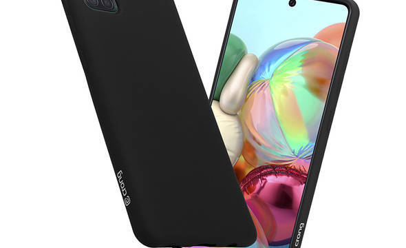 Crong Color Cover - Etui Samsung Galaxy A71 (czarny) - zdjęcie 1