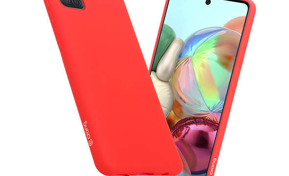 Crong Color Cover - Etui Samsung Galaxy A71 (czerwony) - zdjęcie 1
