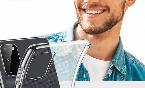 Crong Crystal Slim Cover - Etui Samsung Galaxy Note 10 Lite (przezroczysty) - zdjęcie 5