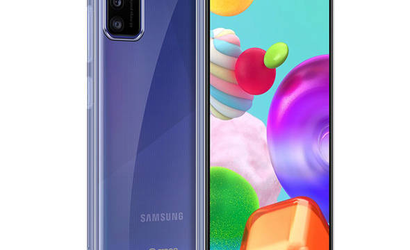 Crong Crystal Slim Cover - Etui Samsung Galaxy A41 (przezroczysty) - zdjęcie 1