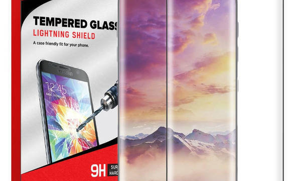 Zizo Full Edge to Edge - Szkło ochronne 9H na cały ekran Samsung Galaxy S8+ (czarna ramka) - zdjęcie 1