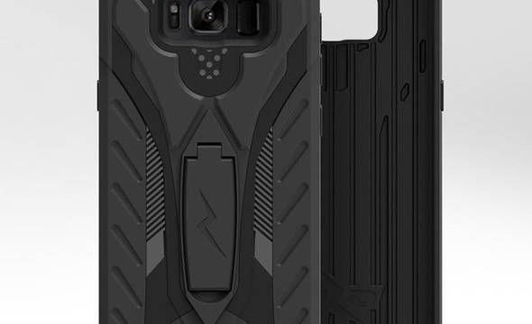 Zizo Static Cover - Pancerne etui Samsung Galaxy S8 z podstawką (Black) - zdjęcie 7