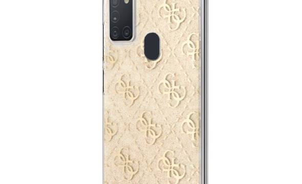 Guess 4G Glitter - Etui Samsung Galaxy M21 (Gold) - zdjęcie 1