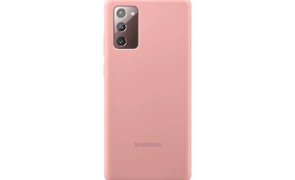 Samsung Silicone Cover - Etui Samsung Galaxy Note 20 (Brown) - zdjęcie 1