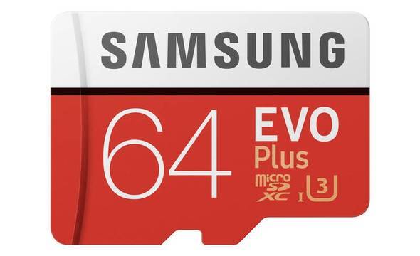 Samsung microSDXC Evo+ - Karta pamięci 64 GB z adapterem - zdjęcie 1