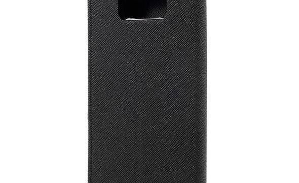 Mercury Fancy Diary - Etui Samsung Galaxy S8 z kieszeniami na karty + stand up (czarny) - zdjęcie 2