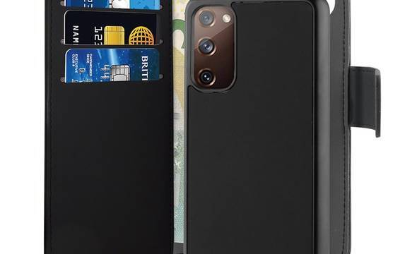 PURO Wallet Detachable - Etui 2w1 Samsung Galaxy S20 FE (czarny) - zdjęcie 1
