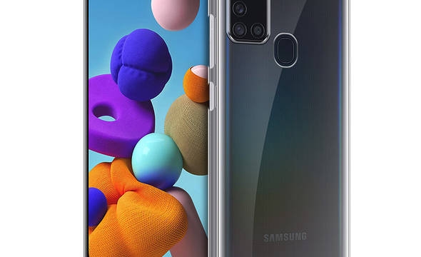 Crong Crystal Slim Cover - Etui Samsung Galaxy A21s (przezroczysty) - zdjęcie 1