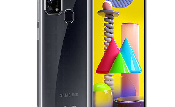 Crong Crystal Slim Cover - Etui Samsung Galaxy M31 (przezroczysty) - zdjęcie 4