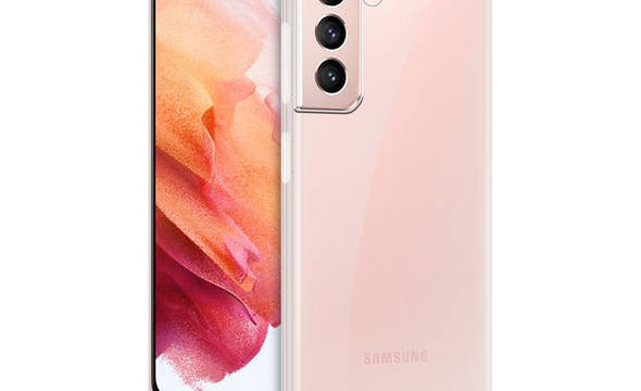 Crong Crystal Slim Cover - Etui Samsung Galaxy S21 (przezroczysty) - zdjęcie 2