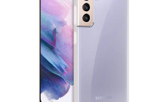 Crong Crystal Slim Cover - Etui Samsung Galaxy S21+ (przezroczysty) - zdjęcie 2