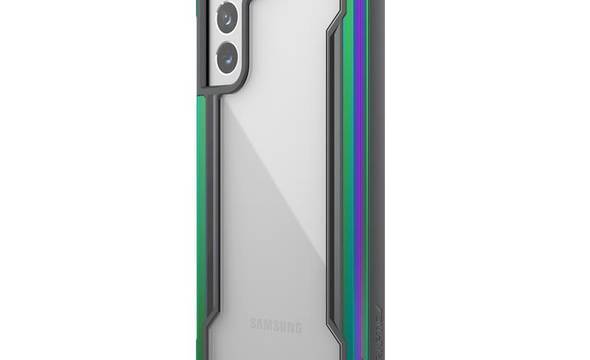 X-Doria Raptic Shield - Etui aluminiowe Samsung Galaxy S21 (Antimicrobial protection) (Iridescent) - zdjęcie 1