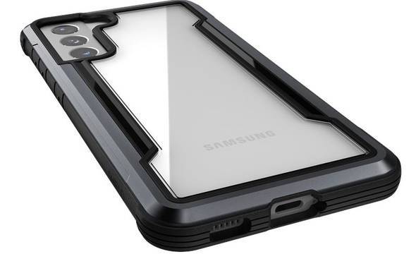 X-Doria Raptic Shield - Etui aluminiowe Samsung Galaxy S21 (Antimicrobial protection) (Black) - zdjęcie 5