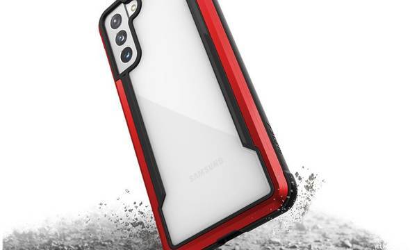 X-Doria Raptic Shield - Etui aluminiowe Samsung Galaxy S21+ (Antimicrobial protection) (Red) - zdjęcie 4