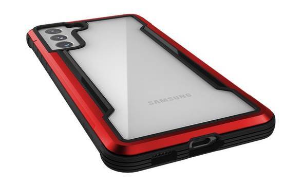 X-Doria Raptic Shield - Etui aluminiowe Samsung Galaxy S21+ (Antimicrobial protection) (Red) - zdjęcie 5