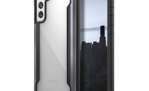 X-Doria Raptic Shield - Etui aluminiowe Samsung Galaxy S21+ (Antimicrobial protection) (Black) - zdjęcie 3