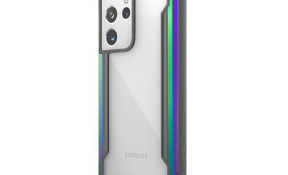 X-Doria Raptic Shield - Etui aluminiowe Samsung Galaxy S21 Ultra (Antimicrobial protection) (Iridescent) - zdjęcie 1