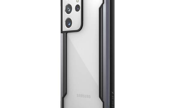 X-Doria Raptic Shield - Etui aluminiowe Samsung Galaxy S21 Ultra (Antimicrobial protection) (Black) - zdjęcie 1