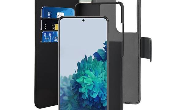 PURO Wallet Detachable - Etui 2w1 Samsung Galaxy S21 Ultra (czarny) - zdjęcie 2