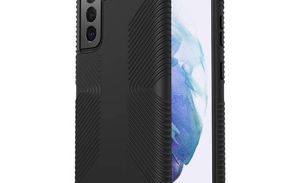Speck Presidio2 Grip - Etui Samsung Galaxy S21 z powłoką MICROBAN (Black/Black) - zdjęcie 1
