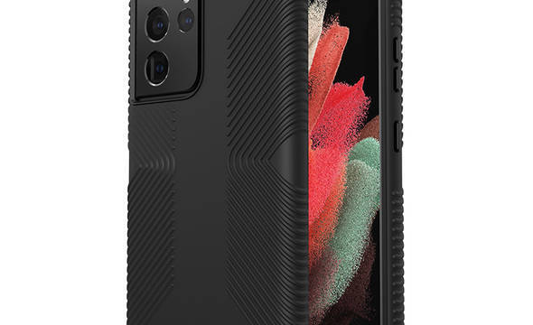 Speck Presidio2 Grip - Etui Samsung Galaxy S21 Ultra z powłoką MICROBAN (Black/Black) - zdjęcie 1