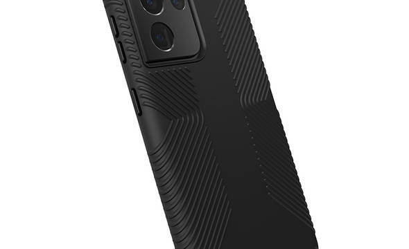 Speck Presidio2 Grip - Etui Samsung Galaxy S21 Ultra z powłoką MICROBAN (Black/Black) - zdjęcie 3