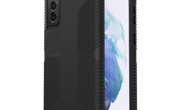 Speck Presidio2 Grip - Etui Samsung Galaxy S21+ z powłoką MICROBAN (Black/Black) - zdjęcie 1