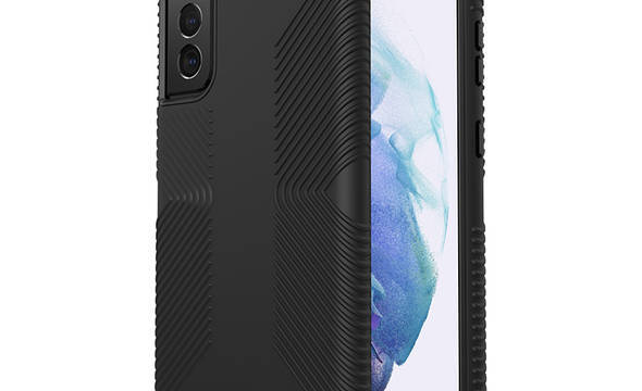 Speck Presidio2 Grip - Etui Samsung Galaxy S21+ z powłoką MICROBAN (Black/Black) - zdjęcie 1