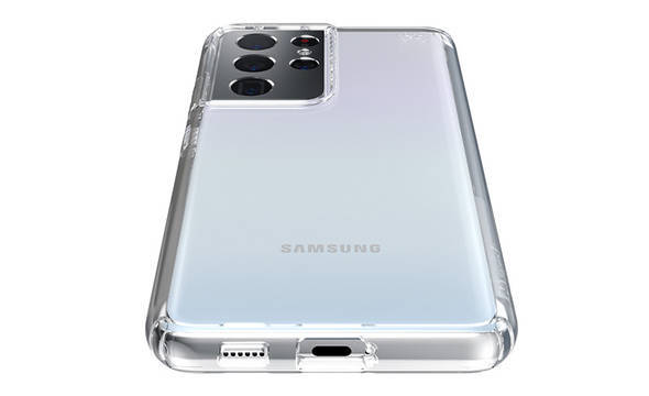 Speck Presidio Perfect-Clear - Etui Samsung Galaxy S21 Ultra z powłoką MICROBAN (Clear/Clear) - zdjęcie 8