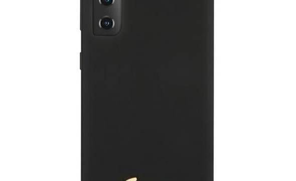 Guess Silicone Script Metal Logo - Etui Samsung Galaxy S21+ (czarny) - zdjęcie 3