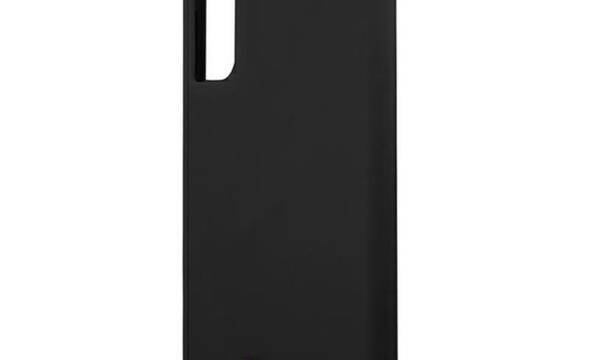 Guess Silicone Script Metal Logo - Etui Samsung Galaxy S21 (czarny) - zdjęcie 6