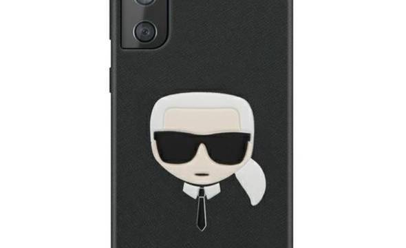 Karl Lagerfeld Saffiano Ikonik Karl`s Head - Etui Samsung Galaxy S21+ (czarny) - zdjęcie 1