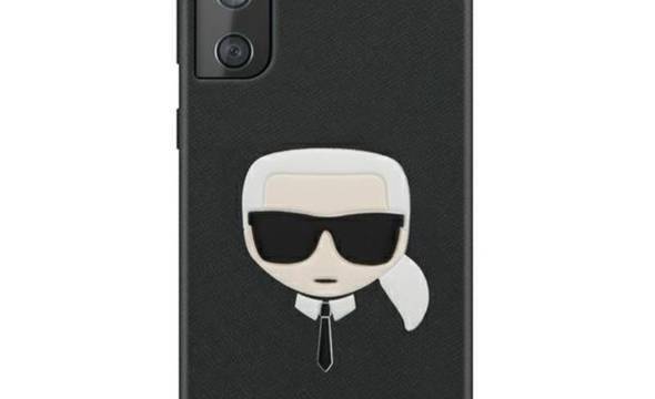 Karl Lagerfeld Saffiano Ikonik Karl`s Head - Etui Samsung Galaxy S21 (czarny) - zdjęcie 1