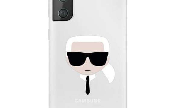 Karl Lagerfeld Head - Etui Samsung Galaxy S21 + (przezroczysty) - zdjęcie 1