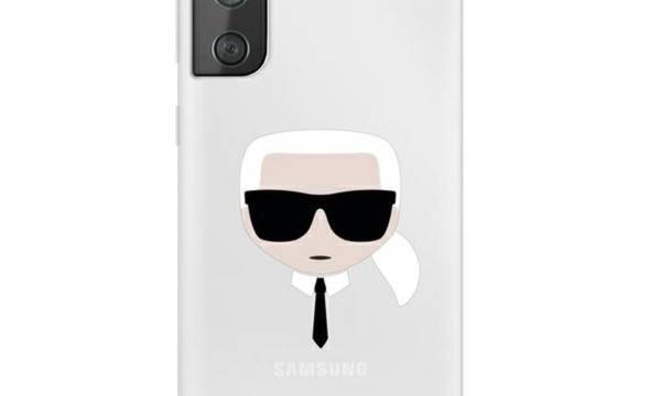 Karl Lagerfeld Head - Etui Samsung Galaxy S21 (przezroczysty) - zdjęcie 1