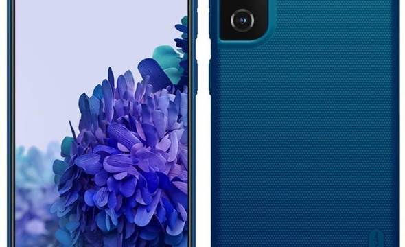 Nillkin Super Frosted Shield - Etui Samsung Galaxy S21+ (Peacock Blue) - zdjęcie 1