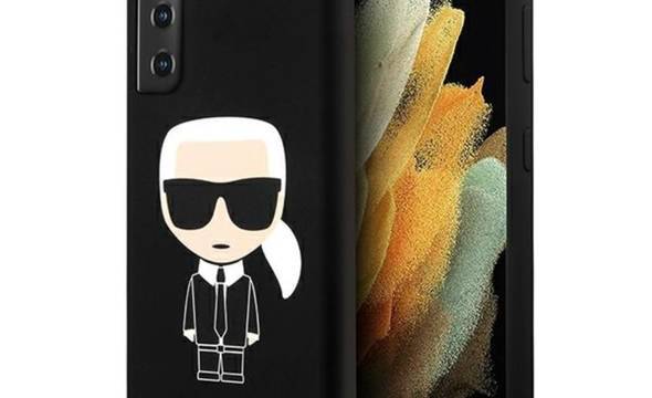 Karl Lagerfeld Fullbody Silicone Iconic - Etui Samsung Galaxy S21 + (Czarny) - zdjęcie 1
