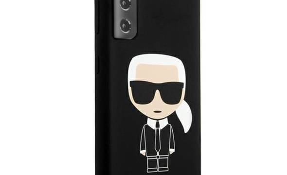 Karl Lagerfeld Fullbody Silicone Iconic - Etui Samsung Galaxy S21 + (Czarny) - zdjęcie 4