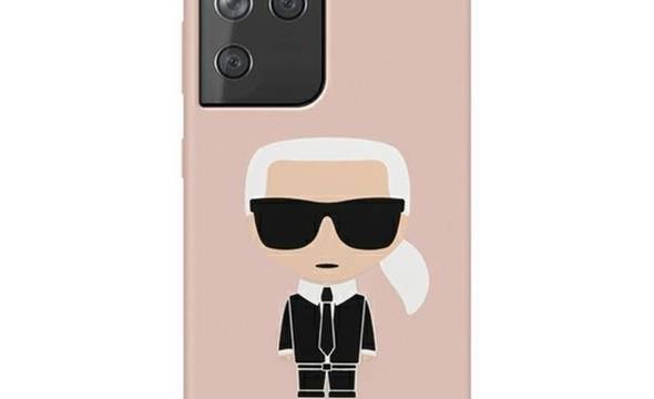 Karl Lagerfeld Fullbody Silicone Iconic - Etui Samsung Galaxy S21 Ultra (Różowy) - zdjęcie 1
