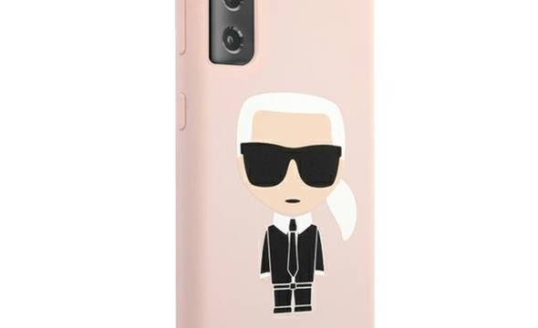 Karl Lagerfeld Fullbody Silicone Iconic - Etui Samsung Galaxy S21 (Różowy) - zdjęcie 4