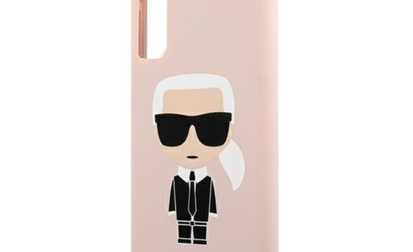 Karl Lagerfeld Fullbody Silicone Iconic - Etui Samsung Galaxy S21 (Różowy) - zdjęcie 6