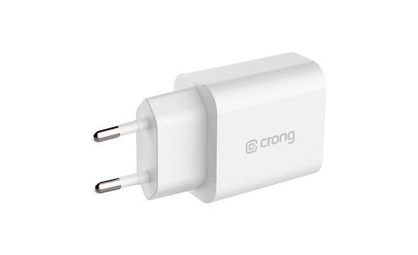 Crong USB-C Travel Charger – Ładowarka sieciowa USB-C Power Delivery 20W (biały) - zdjęcie 4