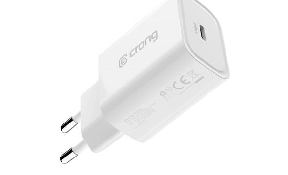 Crong USB-C Travel Charger – Ładowarka sieciowa USB-C Power Delivery 20W (biały) - zdjęcie 7