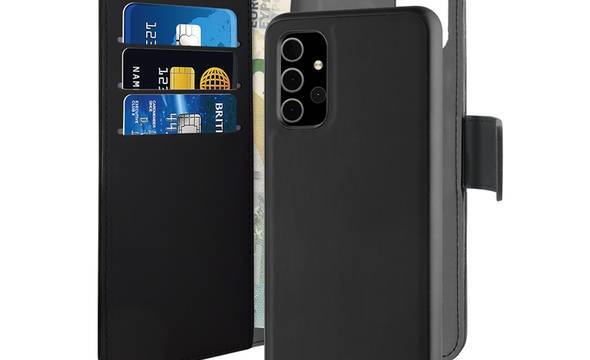 PURO Wallet Detachable - Etui 2w1 Samsung Galaxy A32 (czarny) - zdjęcie 1
