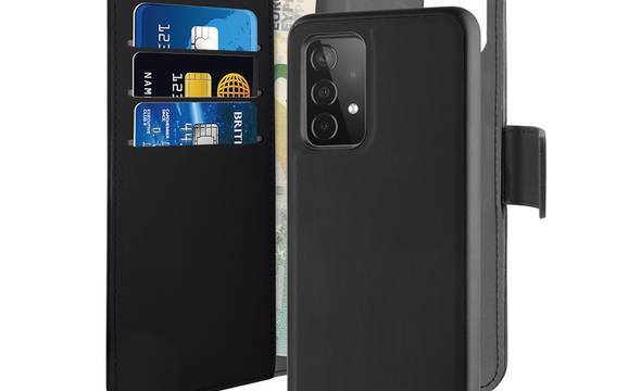 PURO Wallet Detachable - Etui 2w1 Samsung Galaxy A52 (czarny) - zdjęcie 1