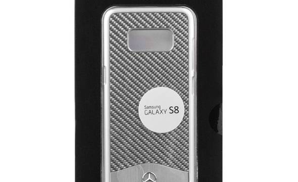 Mercedes Wave Line - Etui aluminiowe Samsung Galaxy S8 (srebrny) - zdjęcie 4