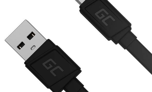 Green Cell GCmatte - Kabel Przewód Micro USB 25 cm z obsługą szybkiego ładowania - zdjęcie 1