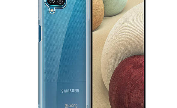 Crong Crystal Slim Cover - Etui Samsung Galaxy A12 (przezroczysty) - zdjęcie 1